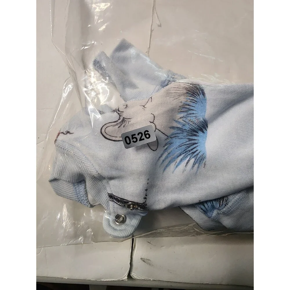 Hanna Andersson HannaSoft Stretch Sleeper 0-3months Dr. Seuss Horton Hears A Who